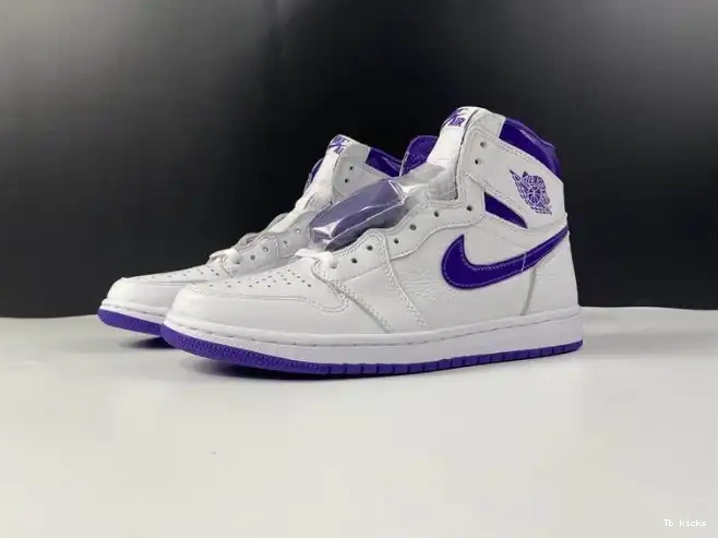 Rep TBK AIR HIGH JORDAN COURT 1 PURPLE RETRO CD0461-151 0617